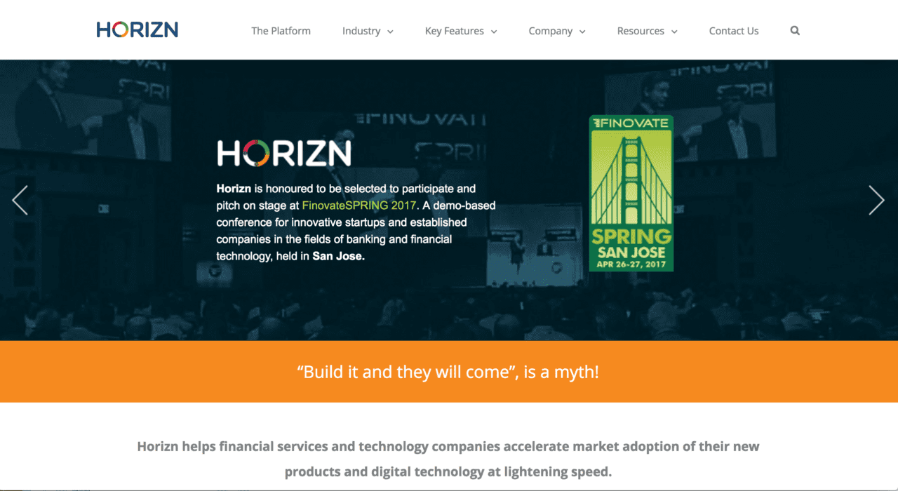 FinovateSpring Sneak Peek: Horizn