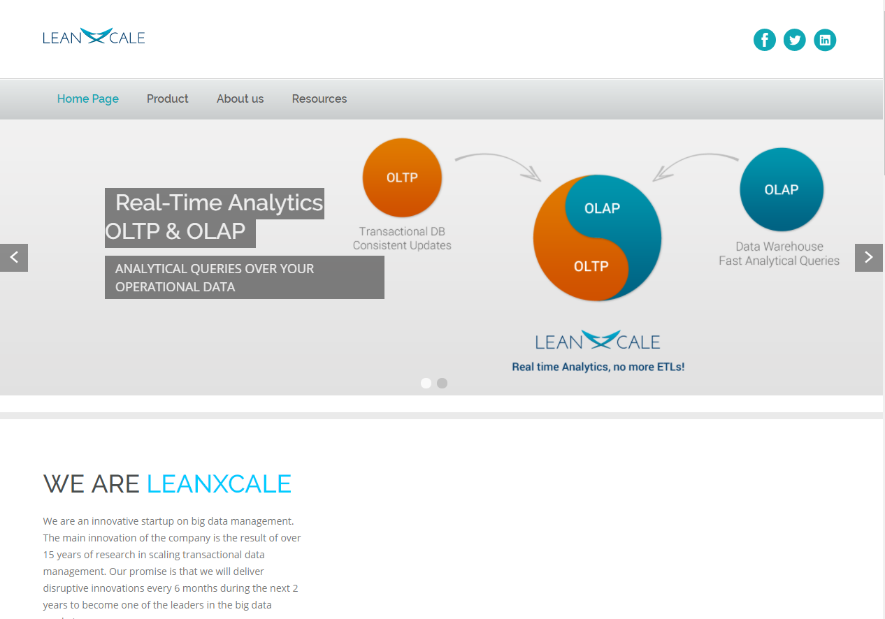 FinDEVr Preview: LeanXcale