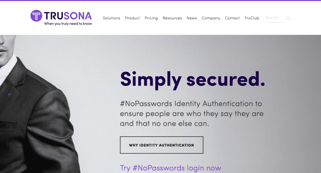 Trusona Raises $10 Million to Fuel #NoPasswords Revolution