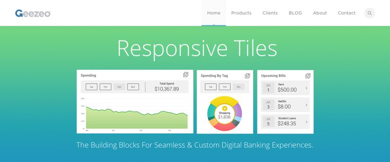 Responsive Tiles from Geezeo Help Banks Build Personalized Digital Experiences