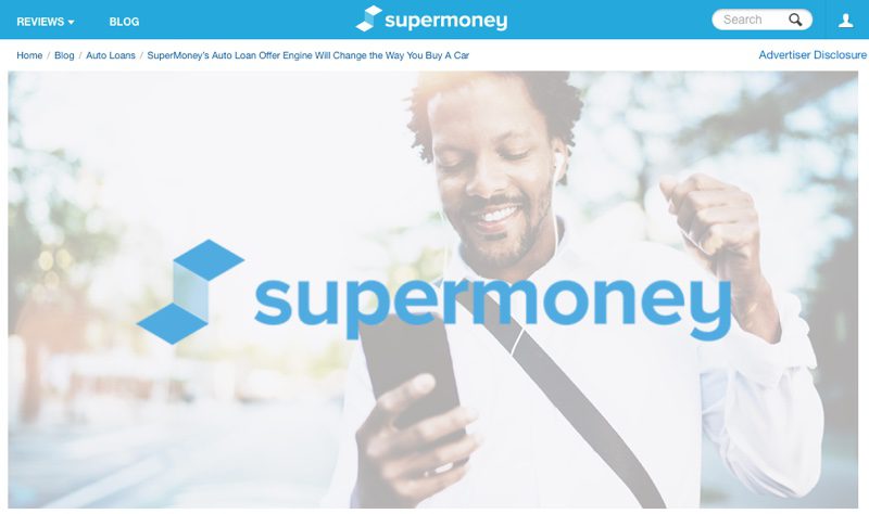 SuperMoney Launches Auto Loan Offer Engine