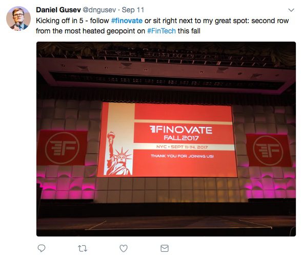 Live Demos and Deep Dives: FinovateFall Takes to Twitter