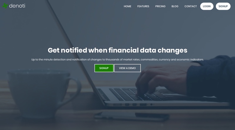 Stay Current with Financial Market Data Changes Courtesy of RateSeer’s Denoti