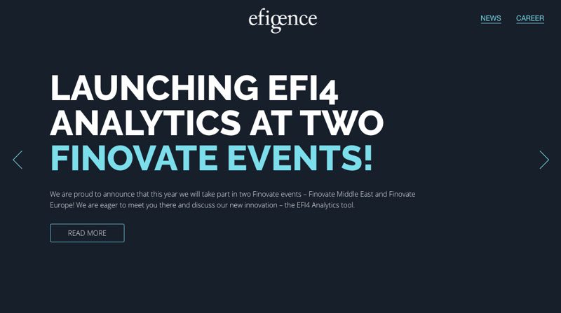 FinovateMiddleEast Sneak Peek: Efigence