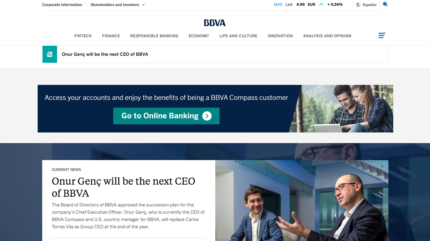 BBVA Brings on Onur Genç as New CEO