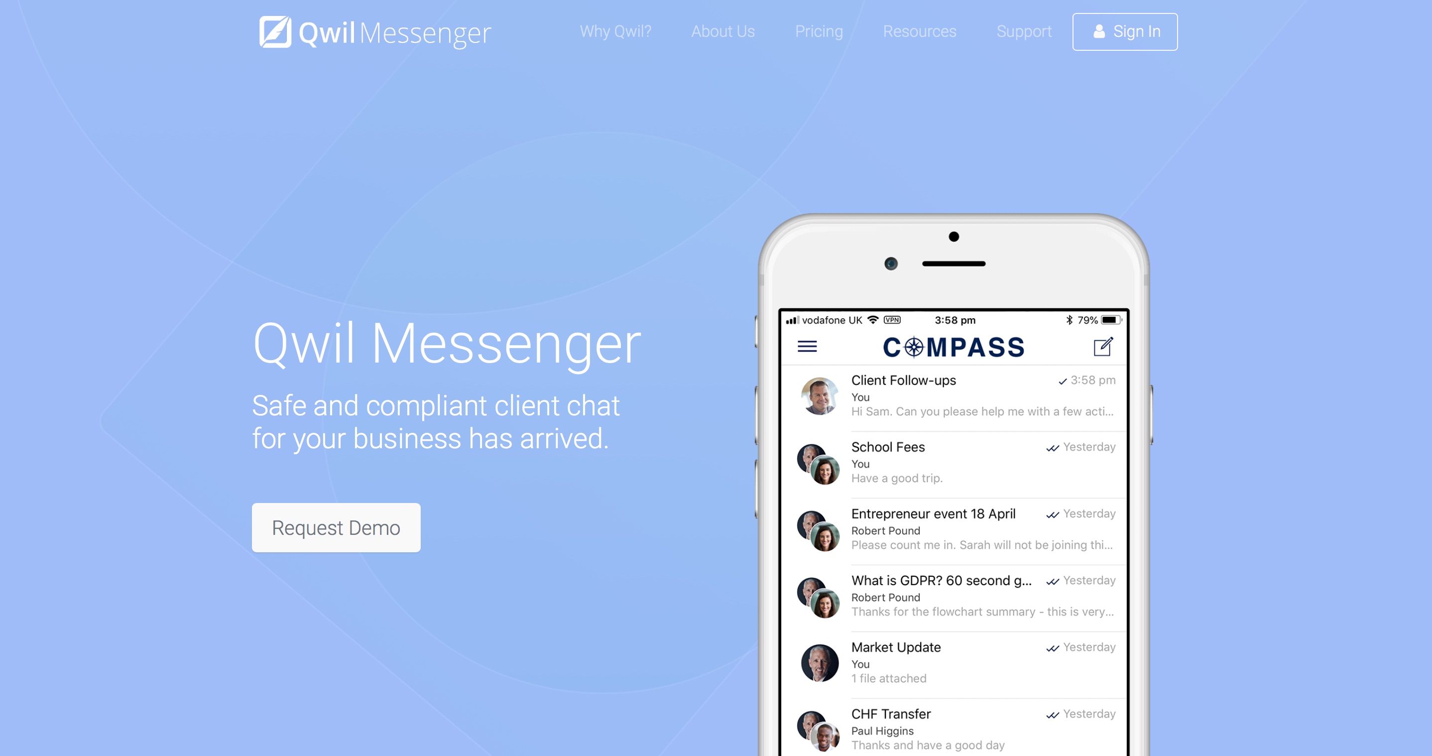 FinovateEurope Sneak Peek: Qwil Messenger