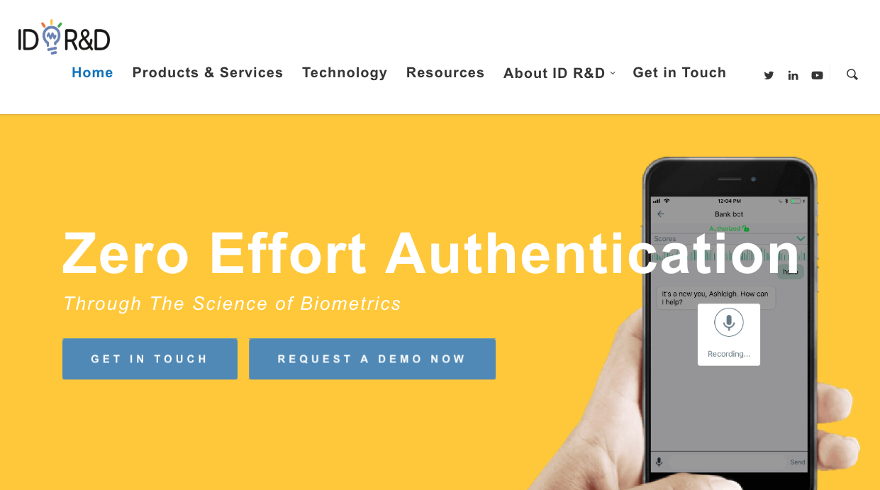 Biometrics Tech Firm ID R&D Receives $5.7 Million in Funding