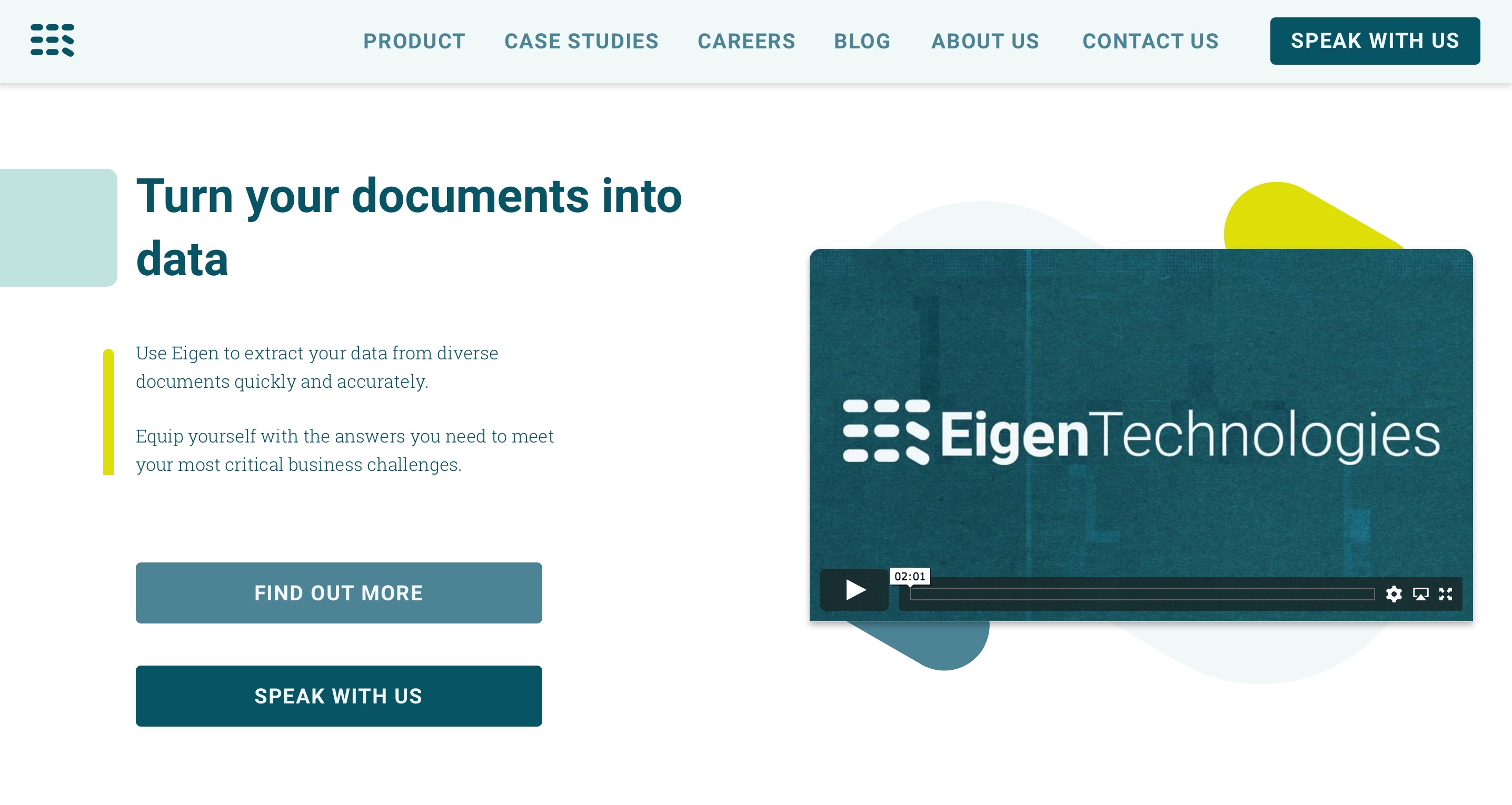 FinovateFall Sneak Peek: Eigen Technologies