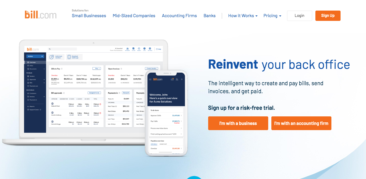 Bill.com's New Release Targets Midmarket Companies - Finovate