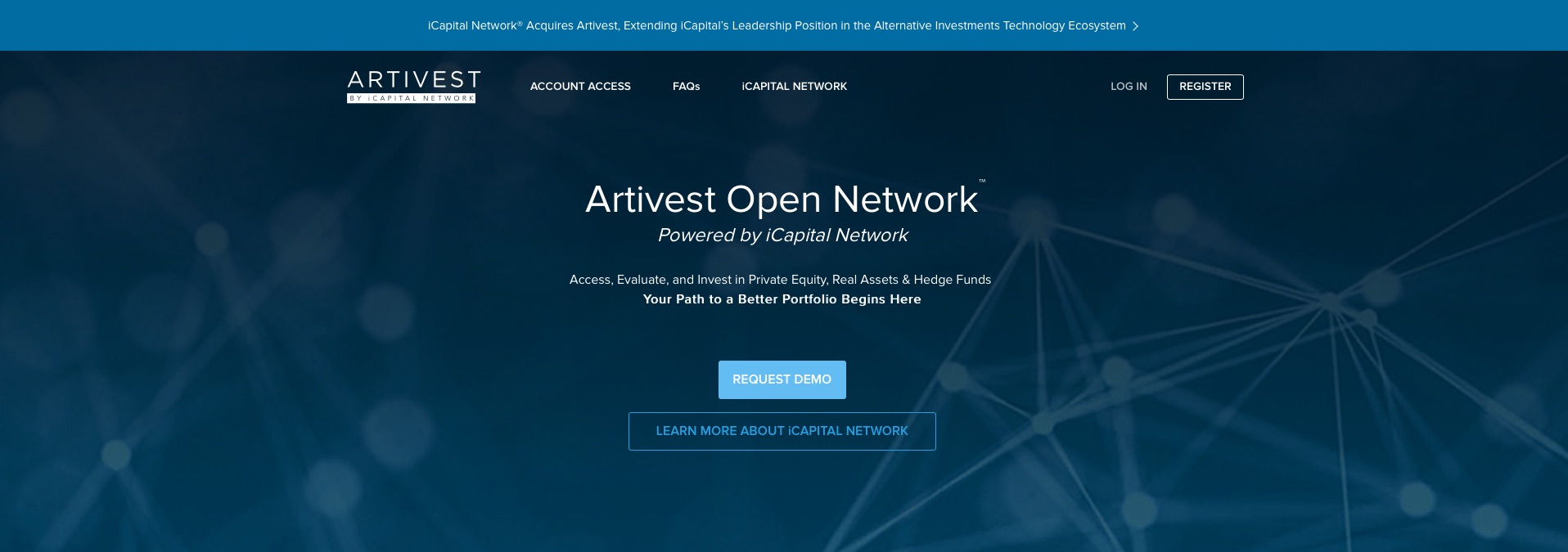 iCapital Closes Acquisition of Alternative Investment Platform Artivest