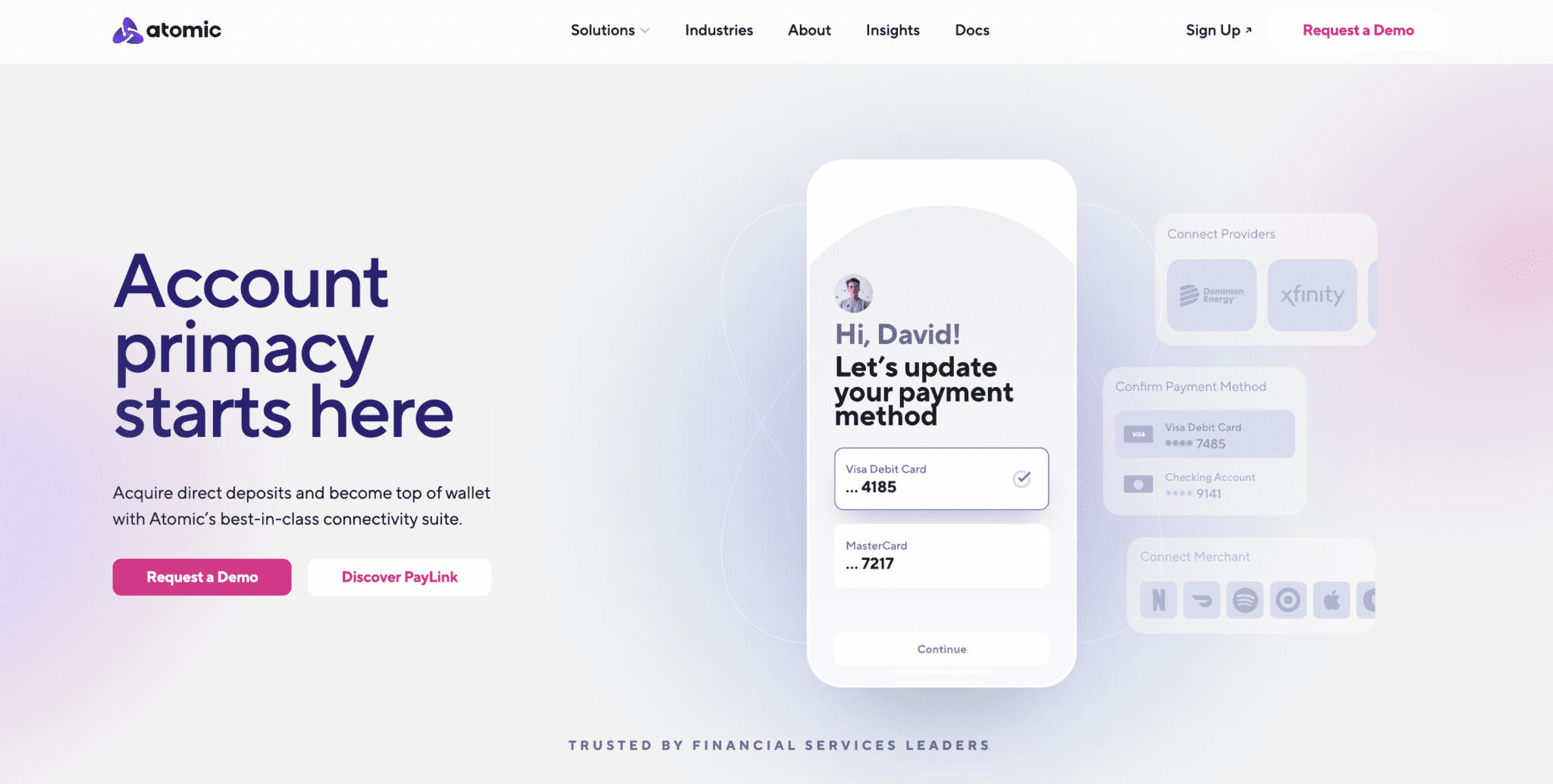 Atomic Launches Subscription Management Solution PayLink Manage - Finovate
